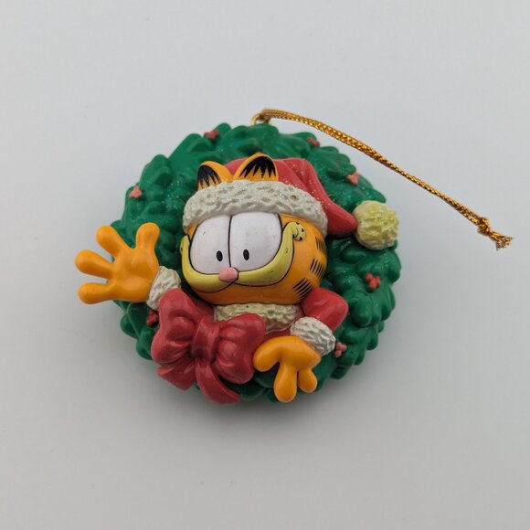 3 Vintage Garfield Christmas Ornaments – Nostalgic Holiday Décor - Picture 7 of 8